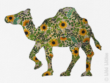 Camel (A4) - by Wild Within Art