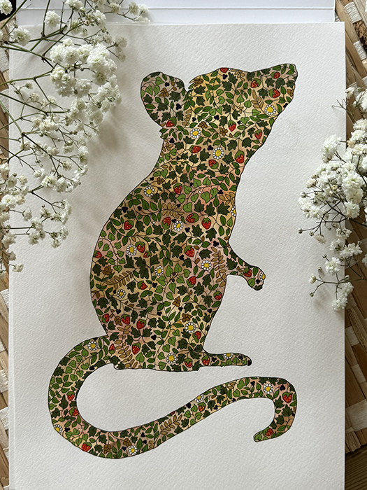 Strawberry Rodent - A4