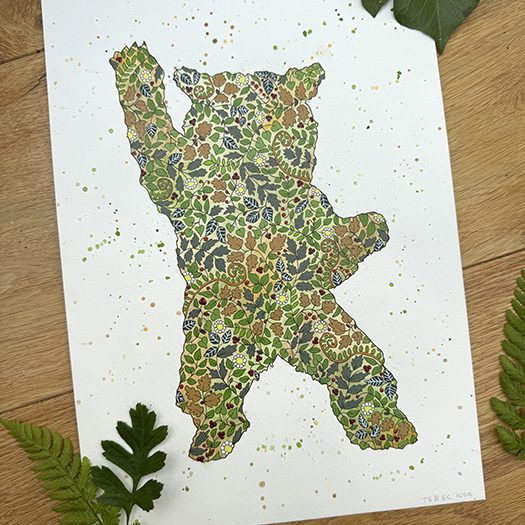 Woodland Bear by Wild Within Art