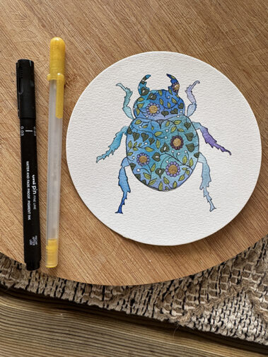 Scarab Beetle - Wild Within Art